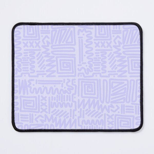Item preview, Purple Abstract Line Art Maze Pattern designed and sold by hannahvira.
