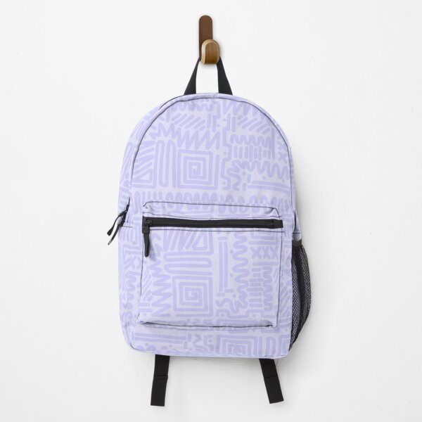 Item preview, Purple Abstract Line Art Maze Pattern designed and sold by hannahvira.