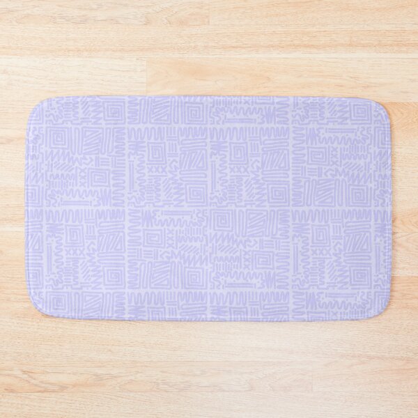 Item preview, Purple Abstract Line Art Maze Pattern designed and sold by hannahvira.