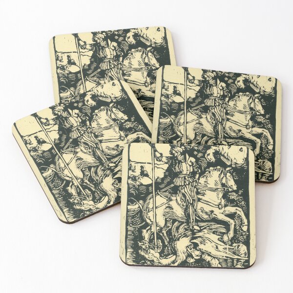 Artikelvorschau, St George und der Drache nach Dürer entworfen und verkauft von bethlindley.