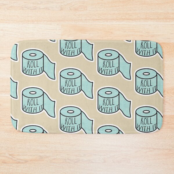Item preview, Roll with it - toilet paper pun designed and sold by hitechmom.