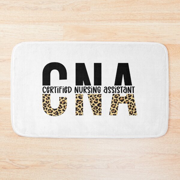 Artikelvorschau, CNA-zertifizierter Pflegeassistent | Geschenke für CNA | CNA Cheetah-Drucktypografie entworfen und verkauft von Violet Treasures.