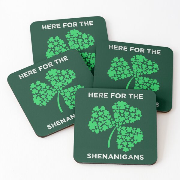 Item preview, St. Patrick's Day - Here For The Shenanigans I designed and sold by Lemon Pepper.
