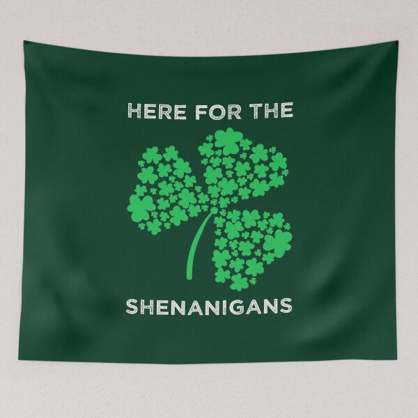 Item preview, St. Patrick's Day - Here For The Shenanigans I designed and sold by Lemon Pepper.