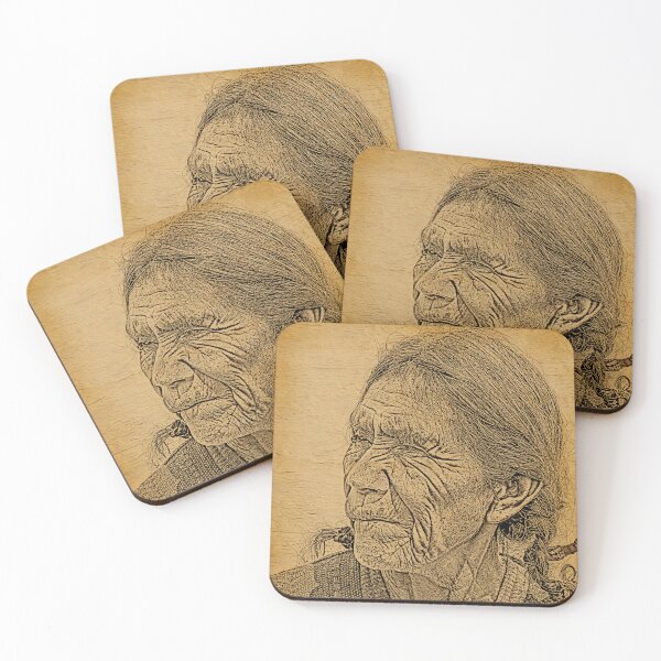 Item preview, Sketch of Elderly Lady designed and sold by ClownFishArts.