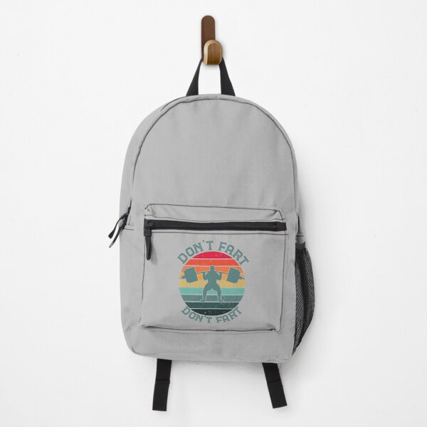 Item preview, Retro Sunset Don't Fart Funny Weight Lifting Gym Workout Squat Fitness designed and sold by OUSSAMAVIP.