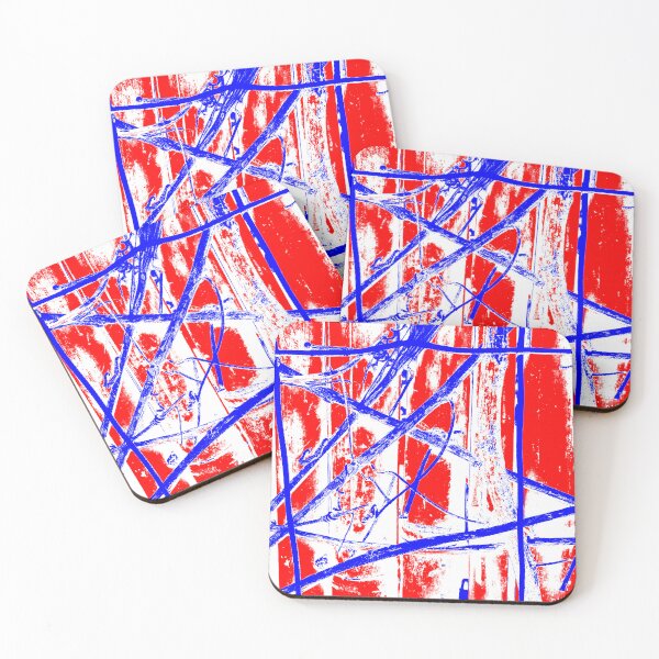 Item preview, Red-White-Blue abstrackt by Iritof designed and sold by iritof.