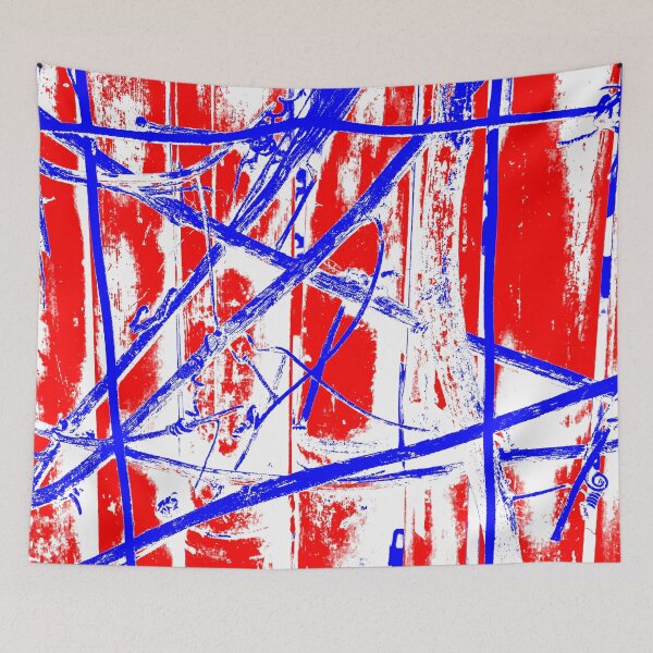 Item preview, Red-White-Blue abstrackt by Iritof designed and sold by iritof.