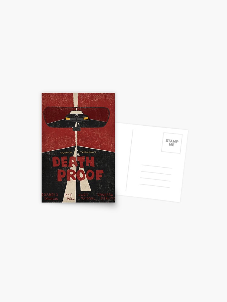  Death Proof Minimalist Movie Poster Illustration by