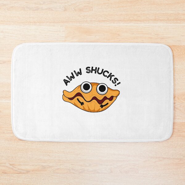 Item preview, Aww Shucks Funny Oyster Puns  designed and sold by punnybone.