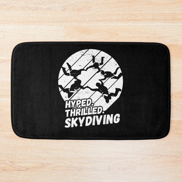 Item preview, Hyped, Thrilled, Skydiving - Skydiving Silhouette designed and sold by rattob.