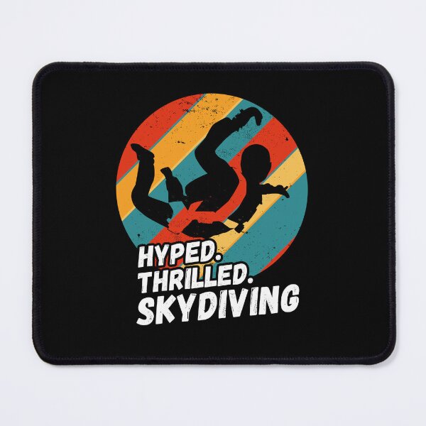 Item preview, Hyped, Thrilled, Skydiving - Skydiving Silhouette designed and sold by rattob.