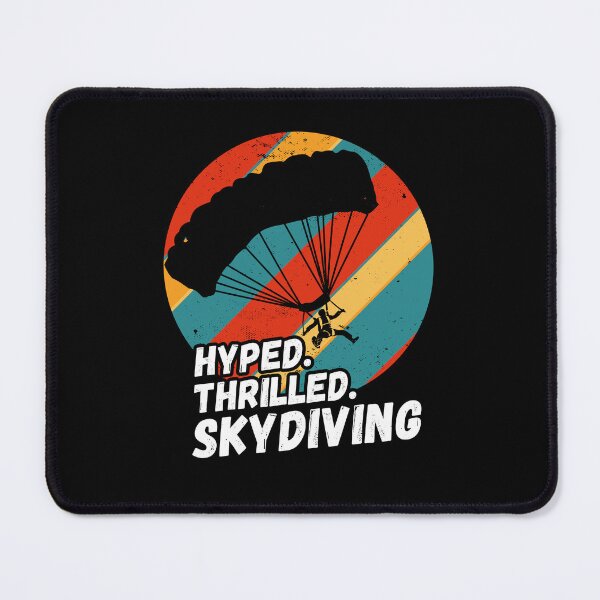 Item preview, Hyped, Thrilled, Skydiving - Skydiving Silhouette designed and sold by rattob.