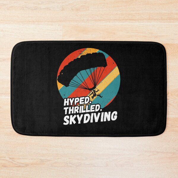 Item preview, Hyped, Thrilled, Skydiving - Skydiving Silhouette designed and sold by rattob.