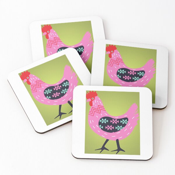 Item preview, Print on demand Brisky cock walk in pattern art designed and sold by ThamaraiSelvi.