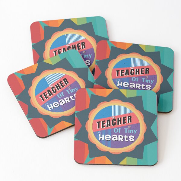 Item preview, Teacher Of Tiny Hearts - Colorful Design designed and sold by FridPix.