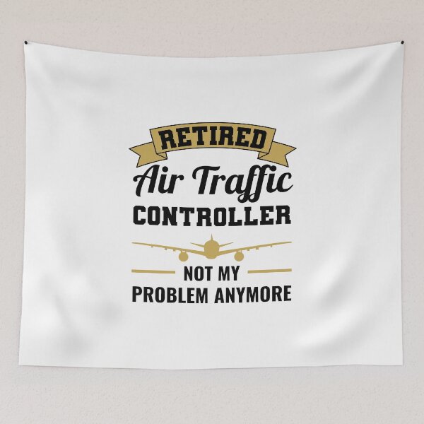 Item preview, Retired Retired Air Traffic Controller Retired ATC Aviation designed and sold by DSOC-Clothing.