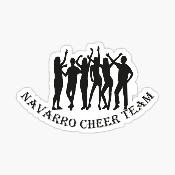 "tshirts navarro cheer team" Sticker for Sale by IMDESIGNLOVER2