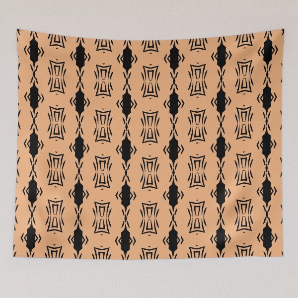 Item preview, Peachy Tan with Black Stripes 2 by Julie Everhart designed and sold by Julie Everhart.