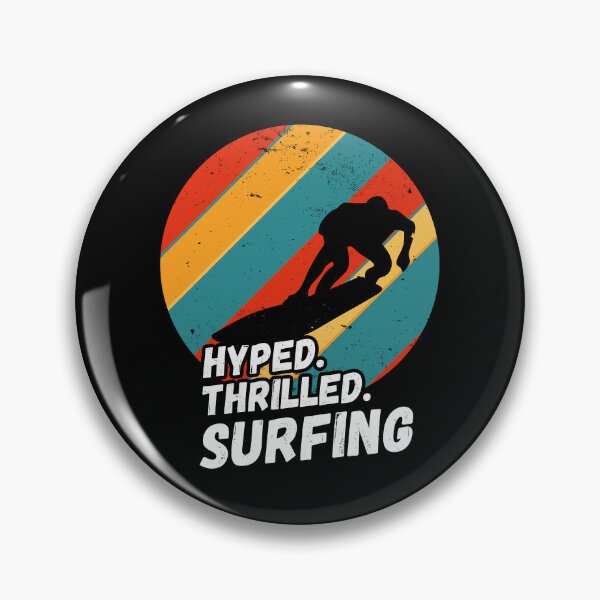 Item preview, Hyped, Thrilled, Surfing - Surfing Silhouette, Wave riding designed and sold by rattob.