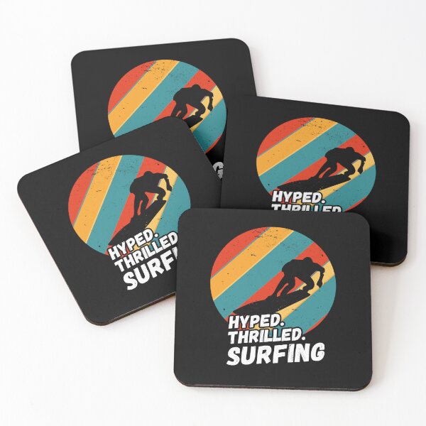 Item preview, Hyped, Thrilled, Surfing - Surfing Silhouette, Wave riding designed and sold by rattob.