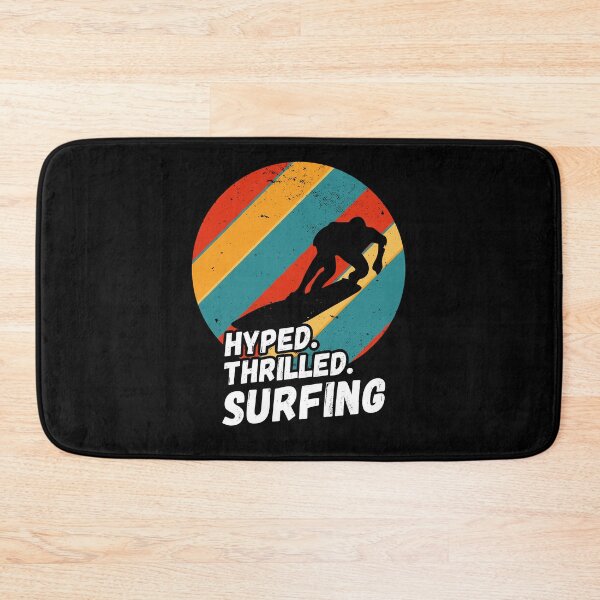 Item preview, Hyped, Thrilled, Surfing - Surfing Silhouette, Wave riding designed and sold by rattob.