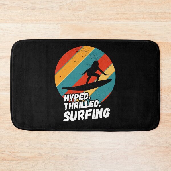 Item preview, Hyped, Thrilled, Surfing - Surfing Silhouette, Wave riding designed and sold by rattob.