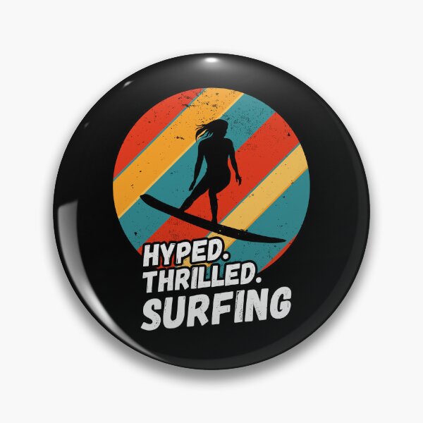 Item preview, Hyped, Thrilled, Surfing - Surfing Silhouette, Wave riding designed and sold by rattob.