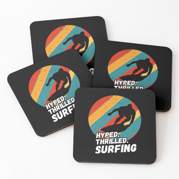 Item preview, Hyped, Thrilled, Surfing - Surfing Silhouette, Wave riding designed and sold by rattob.