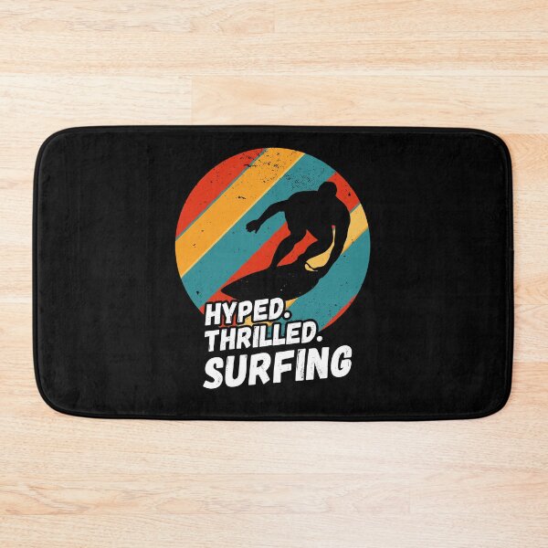 Item preview, Hyped, Thrilled, Surfing - Surfing Silhouette, Wave riding designed and sold by rattob.