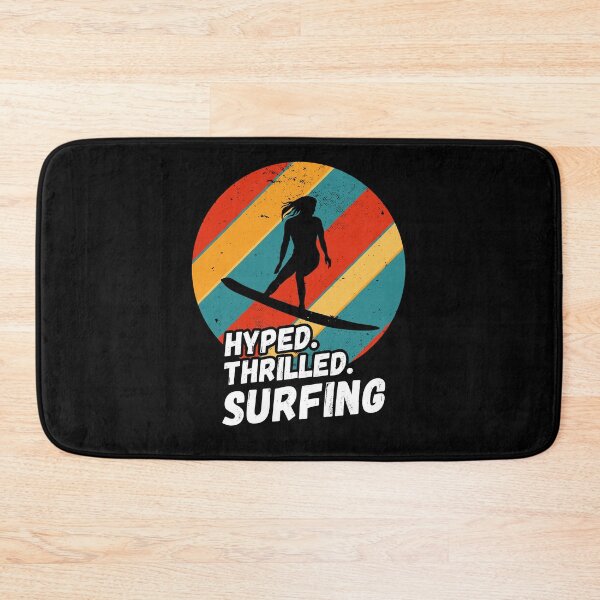Item preview, Hyped, Thrilled, Surfing - Surfing Silhouette, Wave riding designed and sold by rattob.