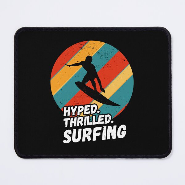 Item preview, Hyped, Thrilled, Surfing - Surfing Silhouette, Wave riding designed and sold by rattob.