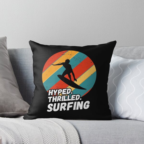 Item preview, Hyped, Thrilled, Surfing - Surfing Silhouette, Wave riding designed and sold by rattob.