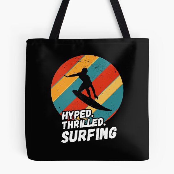 Item preview, Hyped, Thrilled, Surfing - Surfing Silhouette, Wave riding designed and sold by rattob.