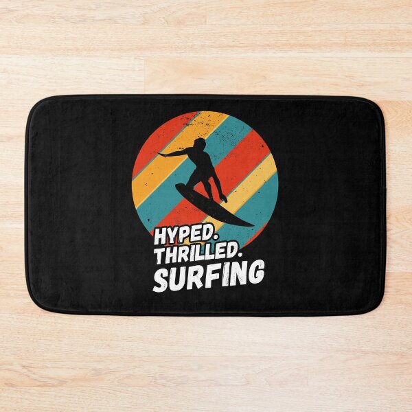 Item preview, Hyped, Thrilled, Surfing - Surfing Silhouette, Wave riding designed and sold by rattob.