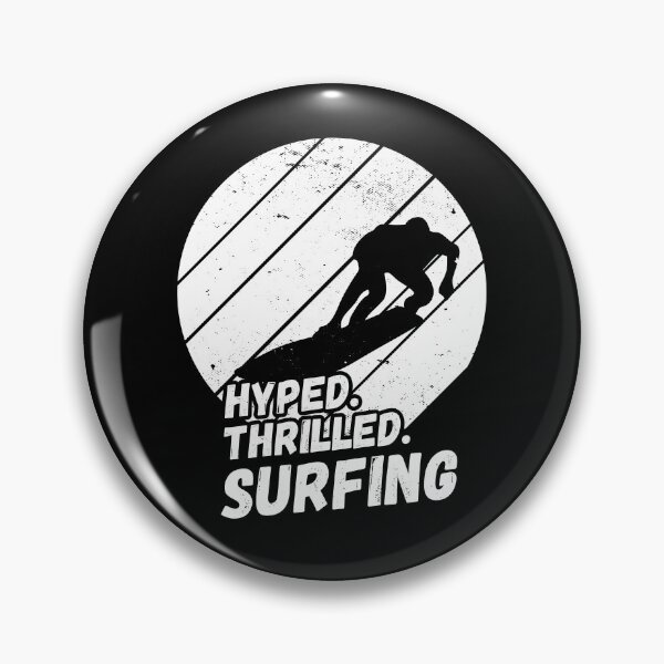 Item preview, Hyped, Thrilled, Surfing - Surfing Silhouette, Wave riding designed and sold by rattob.