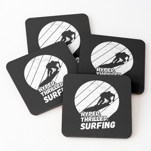 Item preview, Hyped, Thrilled, Surfing - Surfing Silhouette, Wave riding designed and sold by rattob.