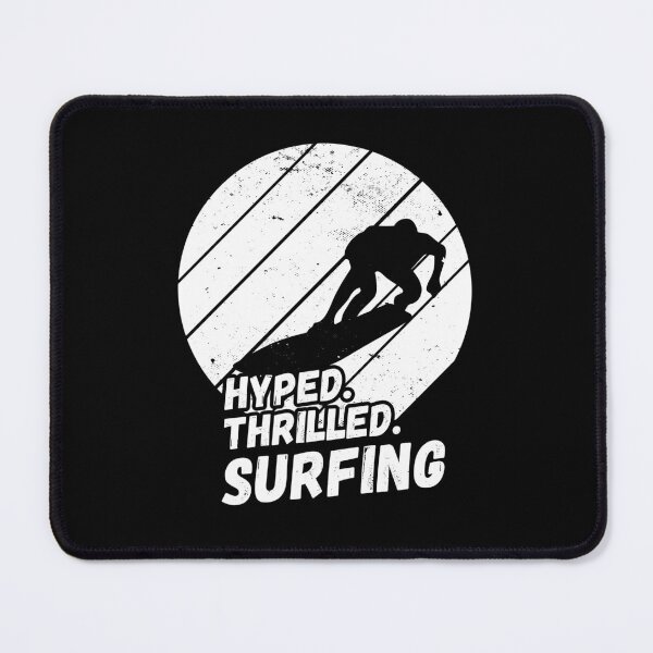 Item preview, Hyped, Thrilled, Surfing - Surfing Silhouette, Wave riding designed and sold by rattob.
