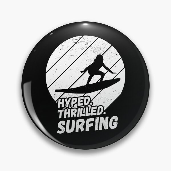 Item preview, Hyped, Thrilled, Surfing - Surfing Silhouette, Wave riding designed and sold by rattob.