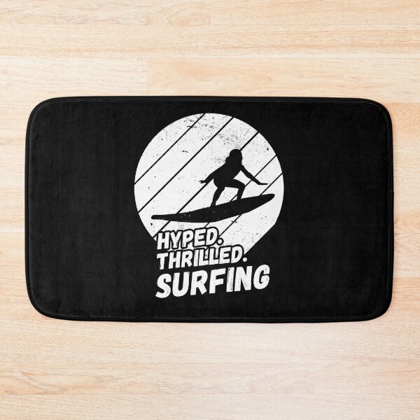 Item preview, Hyped, Thrilled, Surfing - Surfing Silhouette, Wave riding designed and sold by rattob.