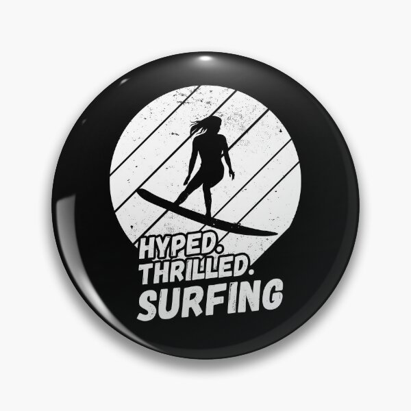Item preview, Hyped, Thrilled, Surfing - Surfing Silhouette, Wave riding designed and sold by rattob.