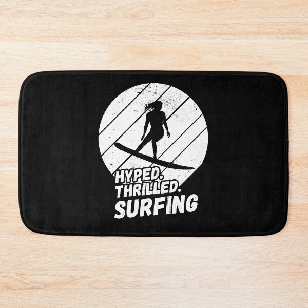 Item preview, Hyped, Thrilled, Surfing - Surfing Silhouette, Wave riding designed and sold by rattob.