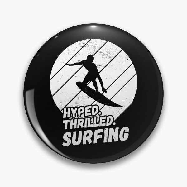 Item preview, Hyped, Thrilled, Surfing - Surfing Silhouette, Wave riding designed and sold by rattob.