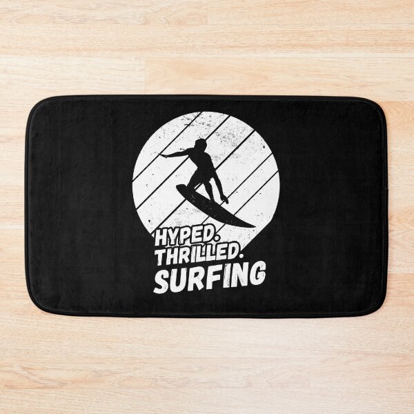 Item preview, Hyped, Thrilled, Surfing - Surfing Silhouette, Wave riding designed and sold by rattob.