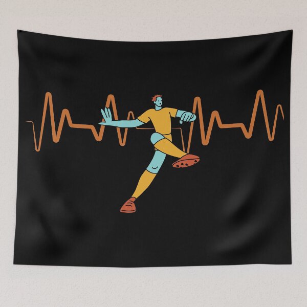 Item preview, Soccer player Heart Beat - Soccer Teams designed and sold by JBmarket4u.