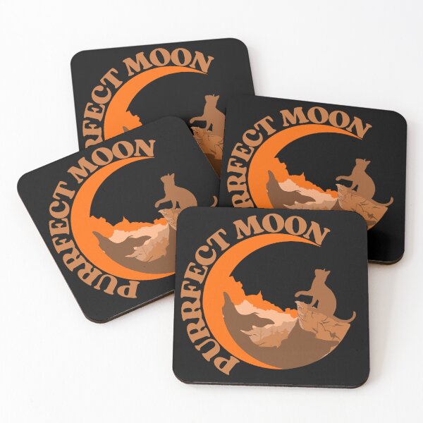 Item preview, PURRFECT MOON - Funny Cat Pictures With Cat Sayings and Captions designed and sold by FunnyCatsFam.