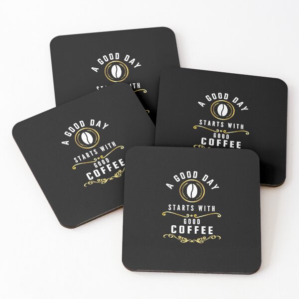 Item preview, A good day starts with good coffee. designed and sold by BISWAJIT NAYAK.