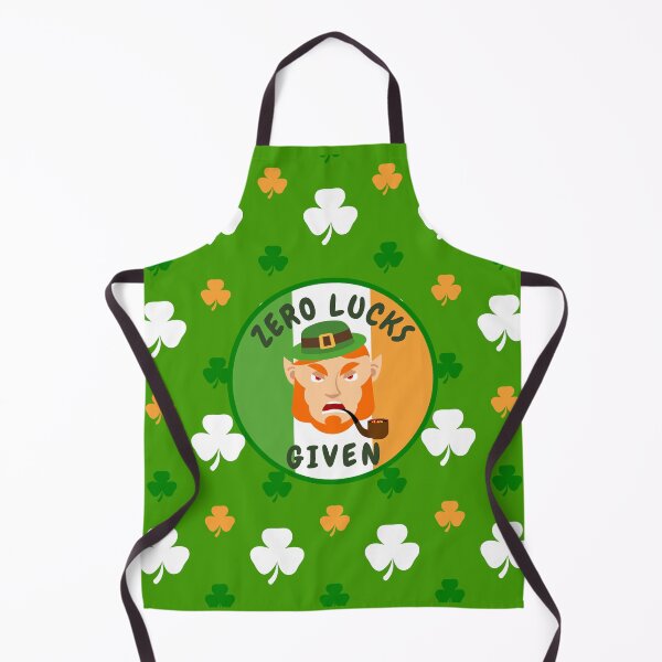 Item preview, St. Patrick's Day - Zero Lucks Given with background - funny design designed and sold by INSOMNIAC101.