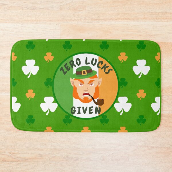 Item preview, St. Patrick's Day - Zero Lucks Given with background - funny design designed and sold by INSOMNIAC101.