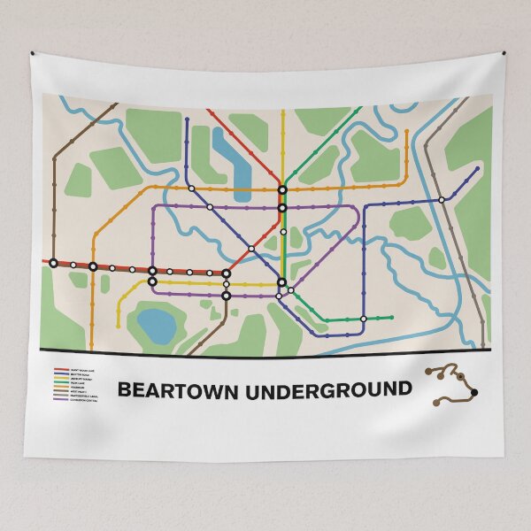 Item preview, BEARTOWN UNDERGROUND | CONGLETON designed and sold by axelle1410.